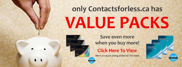 Contact Lens Value Packs at staging.contactsforless.ca