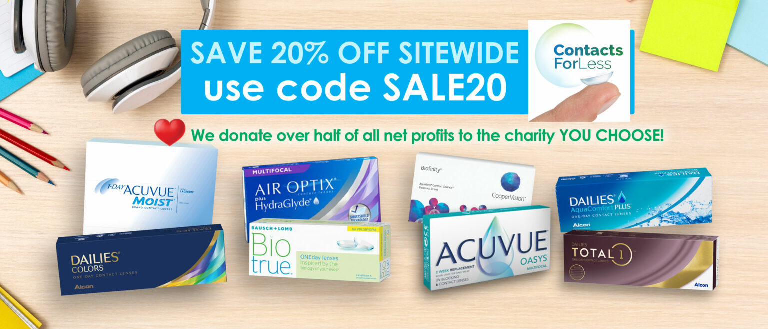 Save 20% Off On Your Contacts in Canada